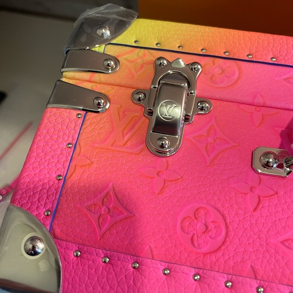 New! RARE LIMITED EDITION Louis Vuitton Virgil Cotteville 40 leather multicolor! - Picture 7 of 16